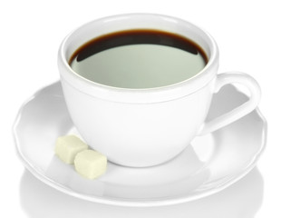 Coffee cup isolated on white