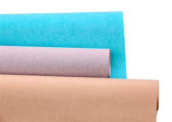 Wallpapers isolated on white