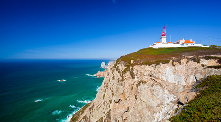 Fototapeta na wymiar Cabo da Roca, West most point of Europe, Portugal