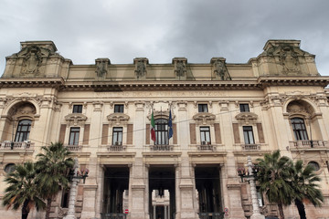 Fototapeta na wymiar Ministero della pubblica istruzione palace in Rome, Italy