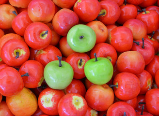 Assorted artificial fruits