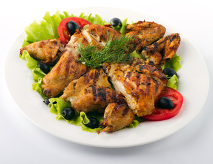 Tasty roasted chicken