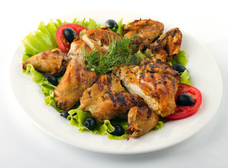 Tasty roasted chicken