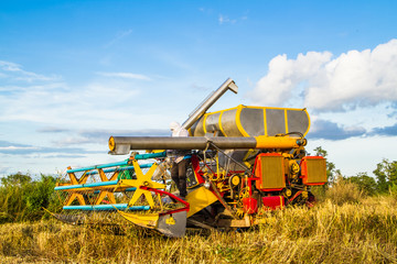 Fototapeta premium Harvest vehicle