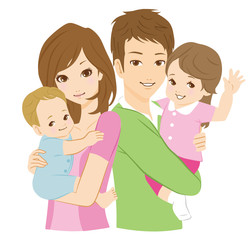 仲良し　家族