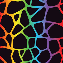 Rainbow Giraffe Pattern
