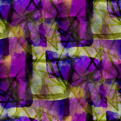 seamless cubism abstract purple yellow art Picasso texture water
