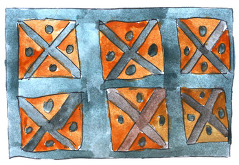 gray, brown, ornaments macro spot blotch texture isolated on a w