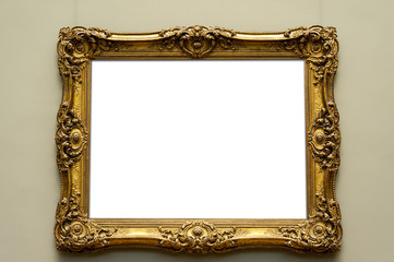 Golden frame