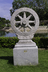boundary marker of a temple