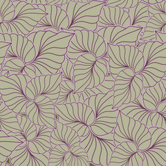 A seamless pattern with leaf 