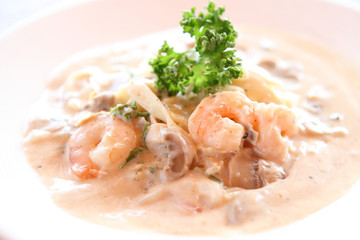 pasta with shrimp