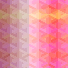 Retro pattern of geometric shapes. Colorful mosaic backdrop. 