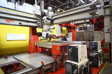 The equipment in the shop