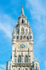 Fototapeta premium Munchen New Town Hall Marienplatz