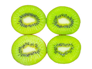 slices of kiwi fruit