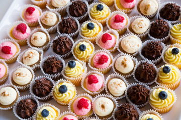 Wedding Cupcakes at Reception