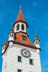 Fototapeta na wymiar Building in Munich city center