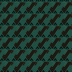 Art Deco Ribbon Pattern