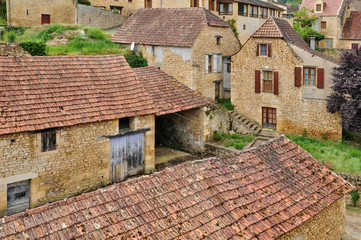 Fototapeta na wymiar France, picturesque village of Aillac