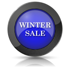 Winter sale icon