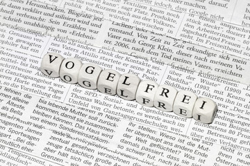 Fototapeta premium Vogelfreiheit