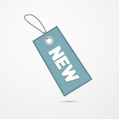 Retro Blue Label, Tag With String