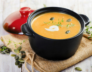 Bowl of Butternut Squash Soup