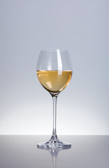 Glass of white wine