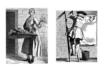Parisian Workers - end 18th century