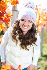 Portrait of smiling woman