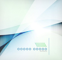 Abstract blue wave blur vector background