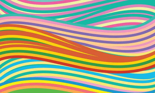 abstract vector background with colored lines