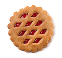 Single cookie with fruit jam filling