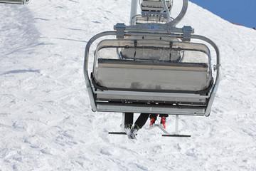 Chairlift on a ski resort