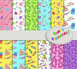 collection of patterns for holidays, birthdays and parties