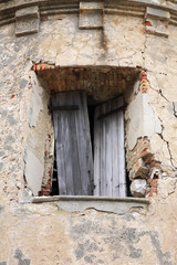 abandoned window