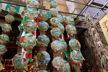 San Gregorio Armeno street of the nativity scene in Naples