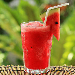 Fresh watermelon smoothie