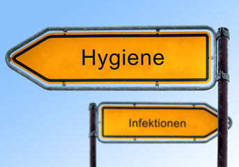 Strassenschild 5 - Hygiene