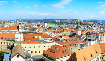 Fototapeta na wymiar Brno skyline