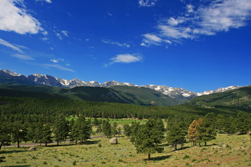 Fototapeta na wymiar Rocky Mountains scenics