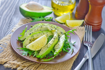 salad with avocado