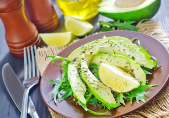 salad with avocado