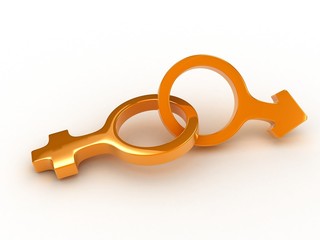  illustration of male & female sign 