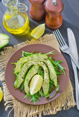 salad with avocado