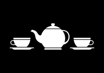 Teacup and teapot
