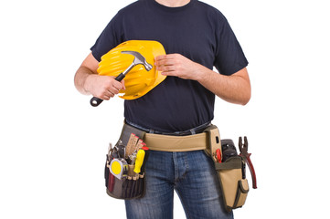 Blue collar worker.