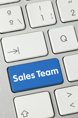 Sales Team. Keyboard