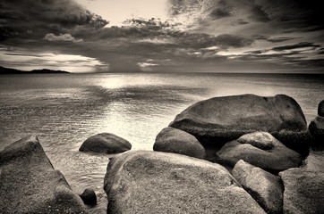 sunset over sea - 58534337